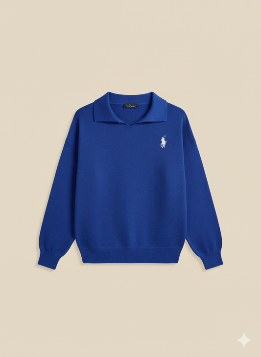 Pull Polo Brodé Premium