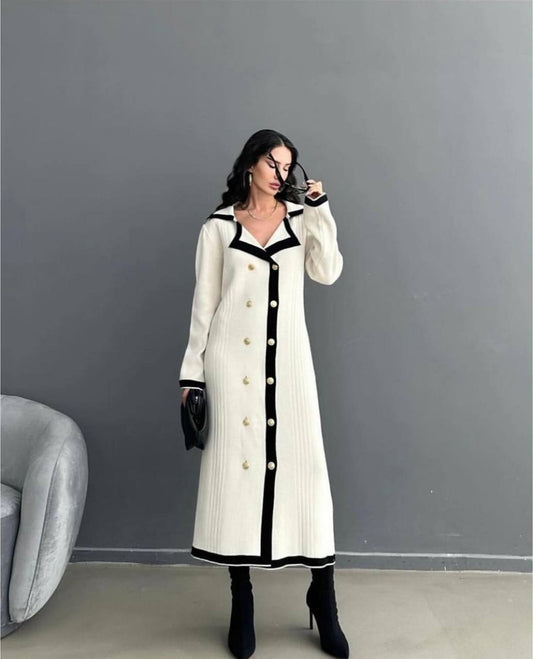 Robe Longue Élégante – Tricot Premium