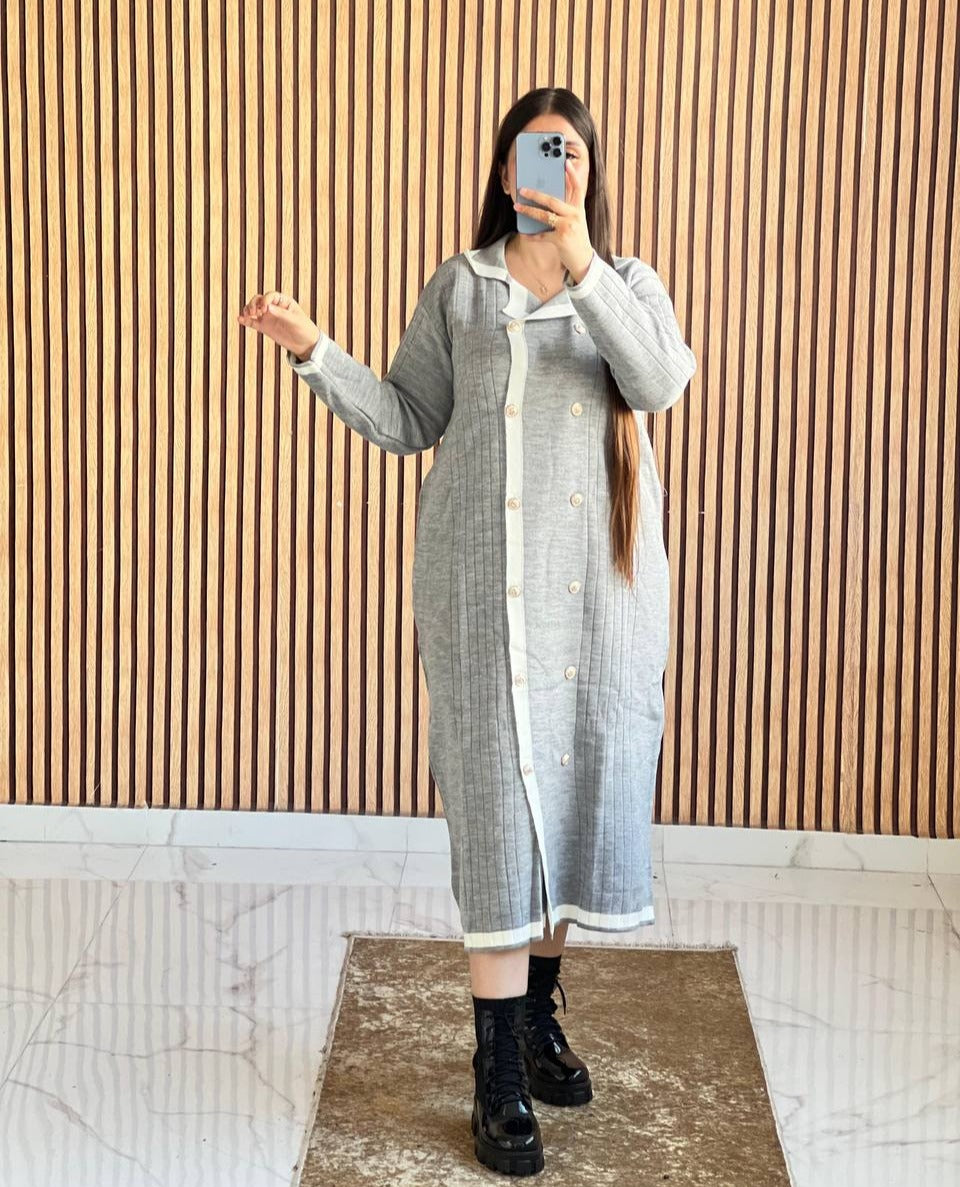 Robe Longue Élégante – Tricot Premium