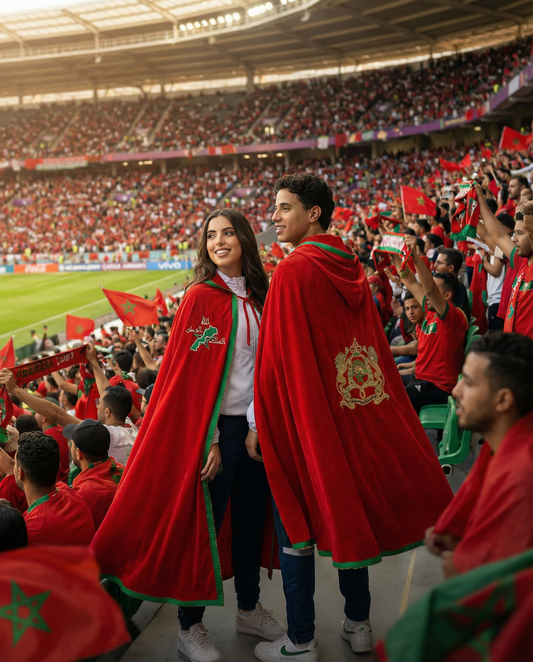 Cape Royale Premium – Édition Maroc Traditionnel Brodée كاب مغربي فاخر مطرّز – جودة بريميوم بلمسة ملكية