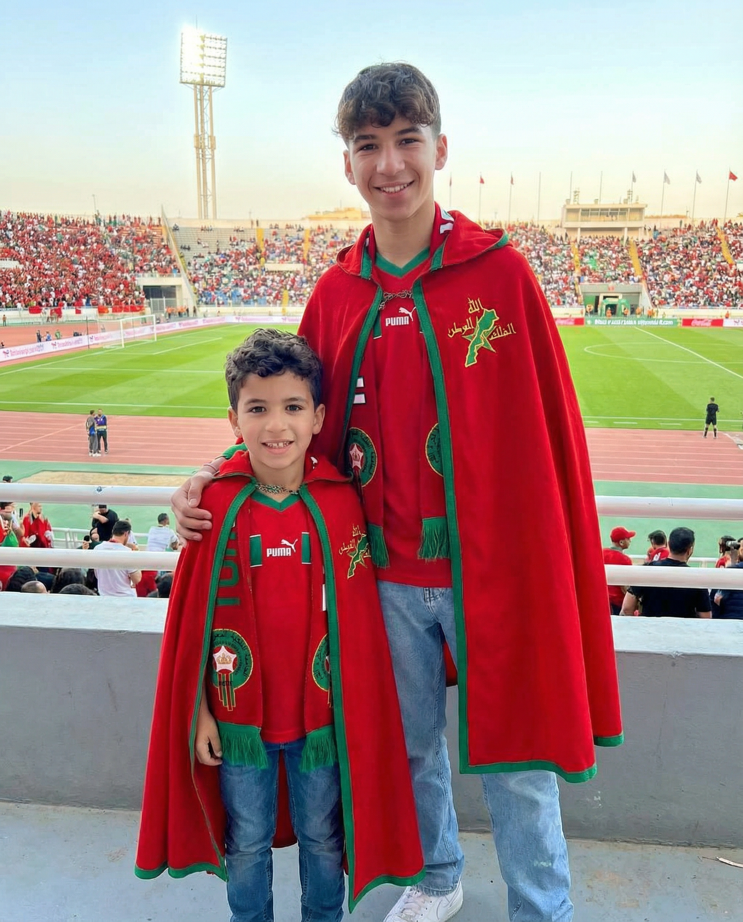 🇲🇦 Capes Enfants : Royale Premium – Édition Maroc Traditionnel Brodée 3 à 14 Ans 🇲🇦