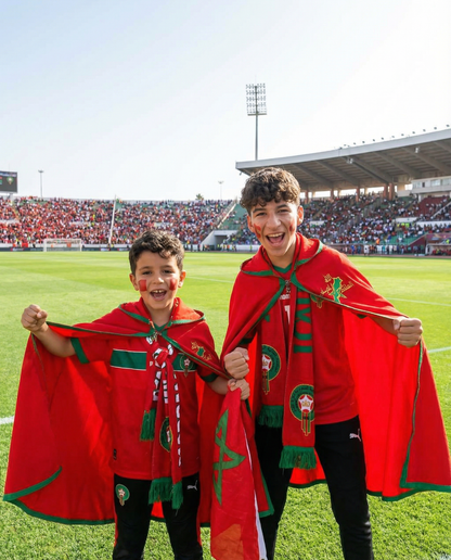 🇲🇦 Capes Enfants : Royale Premium – Édition Maroc Traditionnel Brodée 3 à 14 Ans 🇲🇦