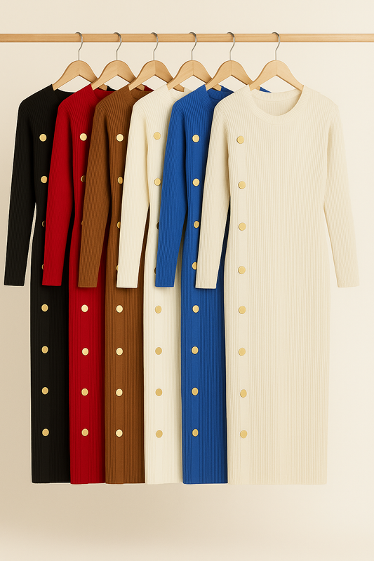 Robe Pull Tendance en Tricot