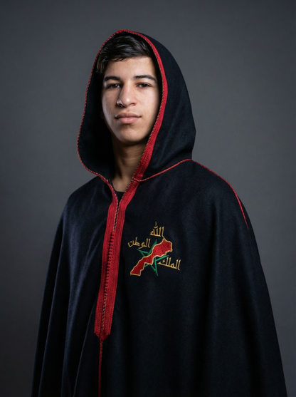 Cape Royale Premium – Édition Maroc Traditionnel Brodée كاب مغربي فاخر مطرّز – جودة بريميوم بلمسة ملكية