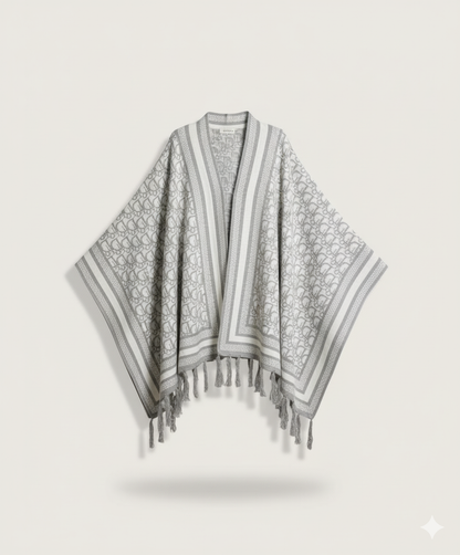 Cape Longue Hiver Motif Dior