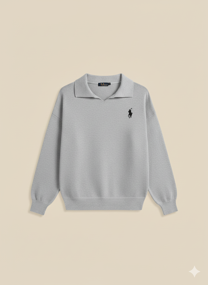 Pull Polo Brodé Premium
