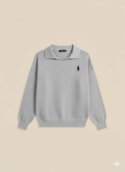 Pull Polo Brodé Premium