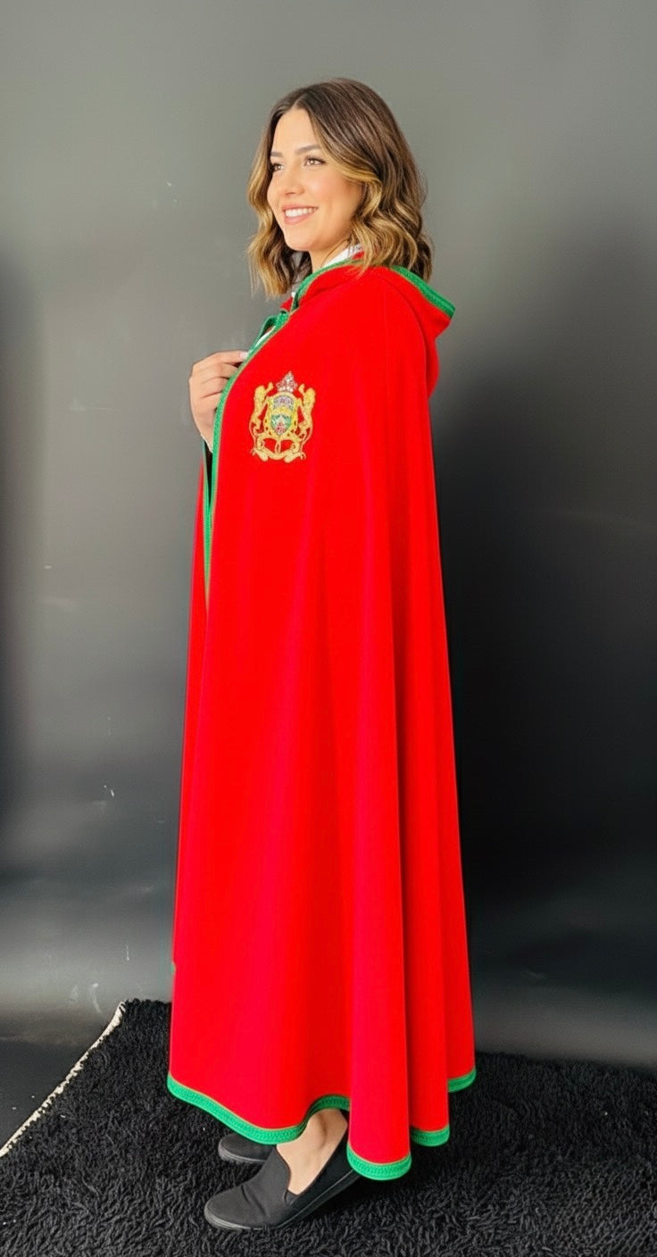 Cape Royale Premium – Édition Maroc Traditionnel Brodée كاب مغربي فاخر مطرّز – جودة بريميوم بلمسة ملكية