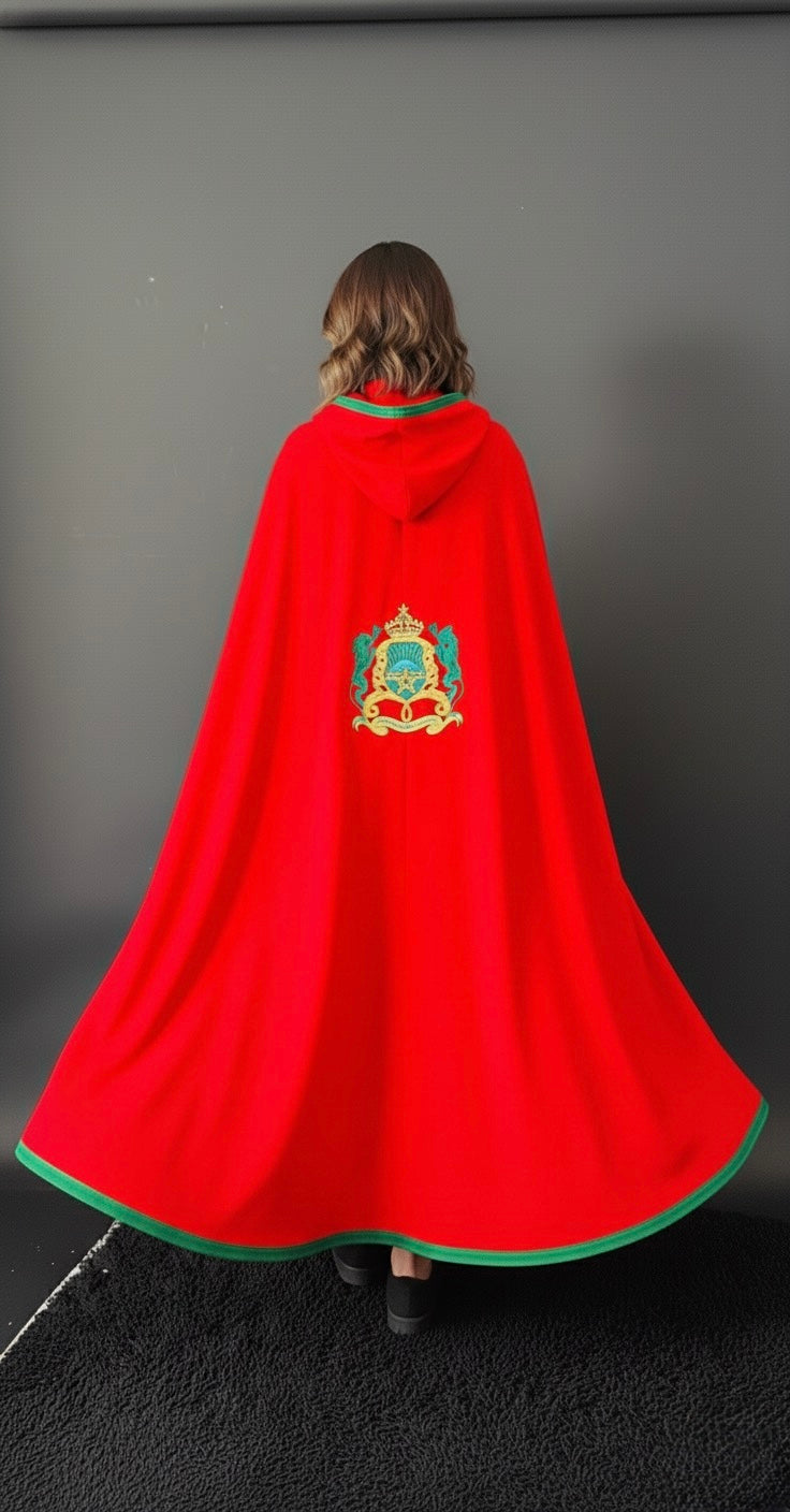 Cape Royale Premium – Édition Maroc Traditionnel Brodée كاب مغربي فاخر مطرّز – جودة بريميوم بلمسة ملكية