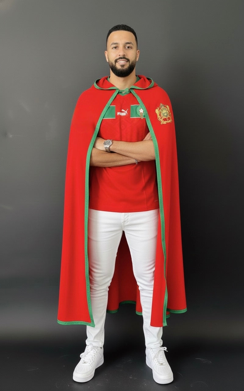 Cape Royale Premium – Édition Maroc Traditionnel Brodée كاب مغربي فاخر مطرّز – جودة بريميوم بلمسة ملكية