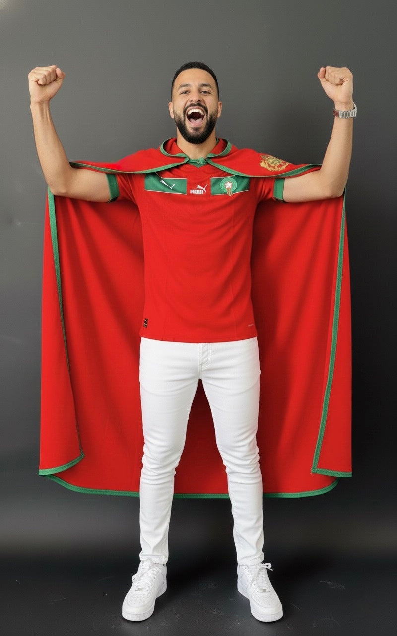 Cape Royale Premium – Édition Maroc Traditionnel Brodée كاب مغربي فاخر مطرّز – جودة بريميوم بلمسة ملكية