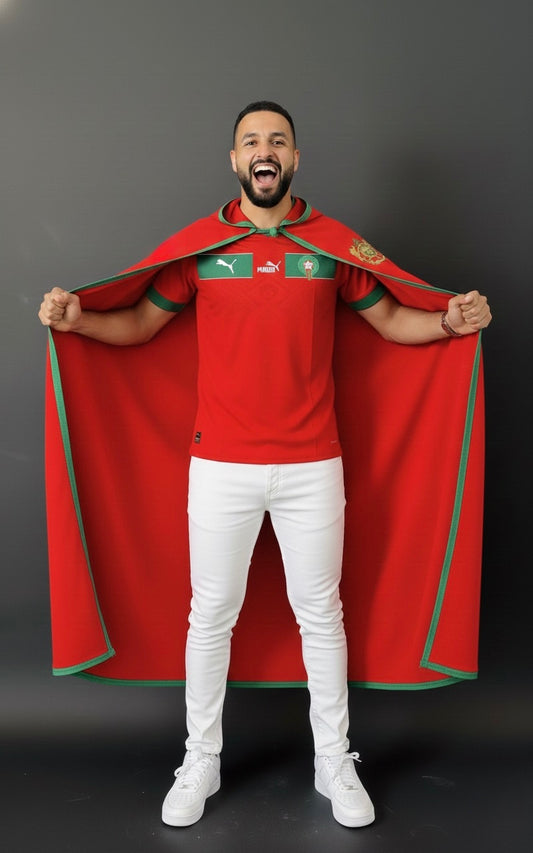 Cape Royale Premium – Édition Maroc Traditionnel Brodée كاب مغربي فاخر مطرّز – جودة بريميوم بلمسة ملكية