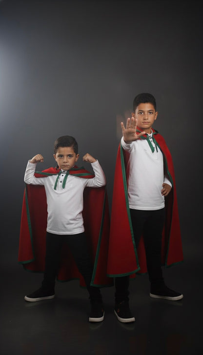🇲🇦 Capes Enfants : Édition Maroc Traditionnel 3 à 14 Ans 🇲🇦