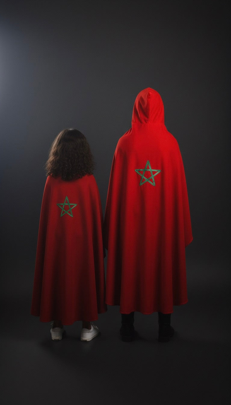 🇲🇦 Capes Enfants : Édition Maroc Traditionnel 3 à 14 Ans 🇲🇦