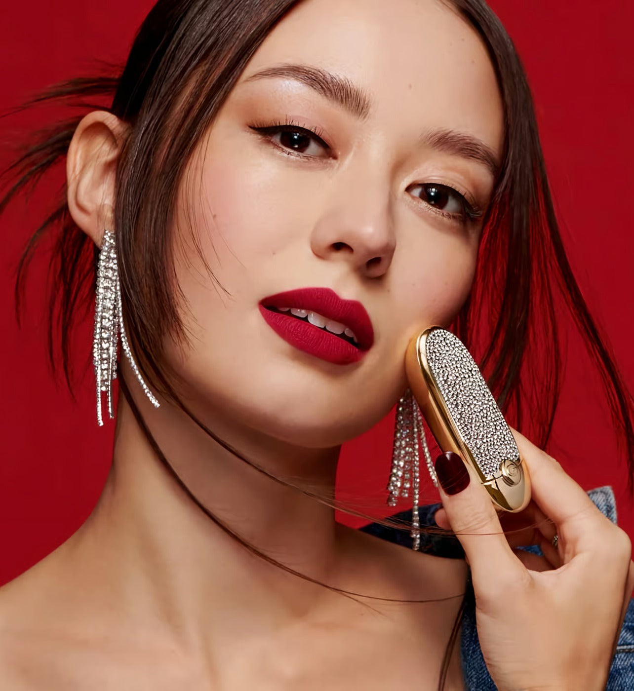 GUERLAIN Rouge G - L'écrin bijou double miroir Le rouge à lèvres soin personnalisable