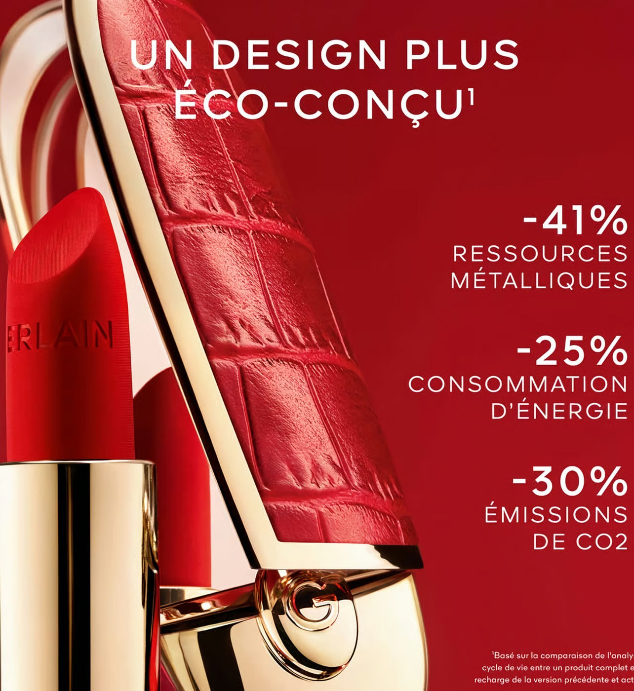 GUERLAIN Rouge G - L'écrin bijou double miroir Le rouge à lèvres soin personnalisable