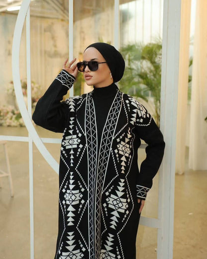 Ensemble 3 Pièces Premium – Style Moderne – Noir Motifs