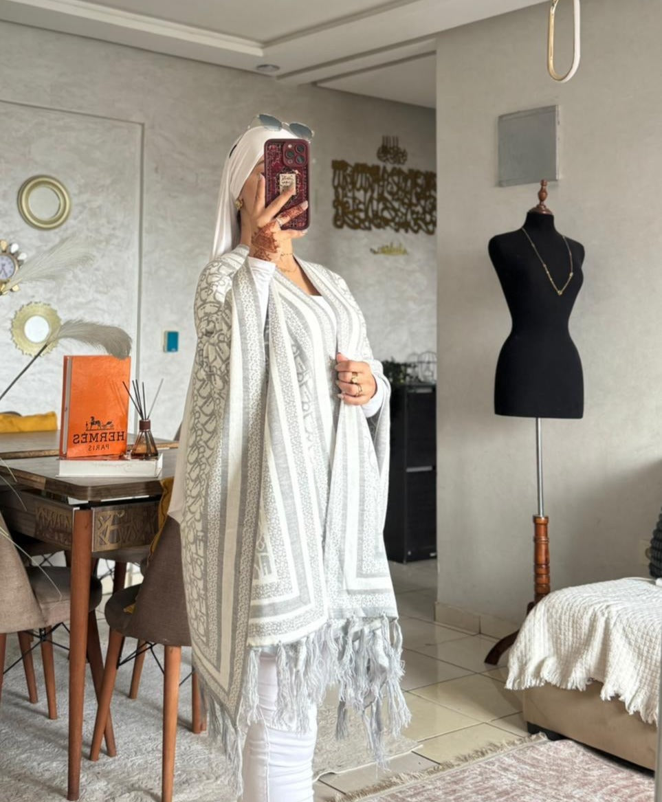 Cape Longue Hiver Motif Dior